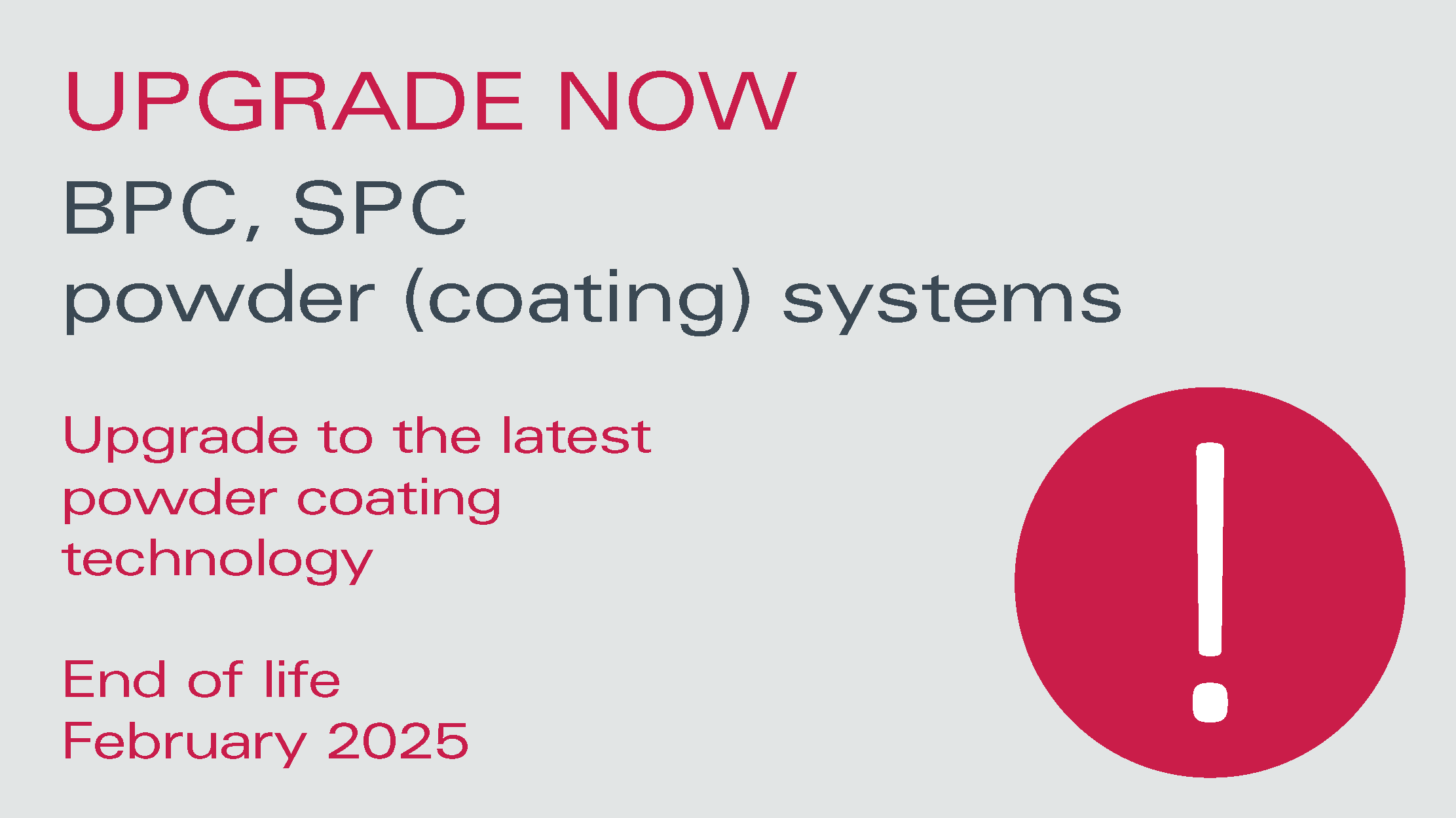 BPC, SPC powder (coating) systems