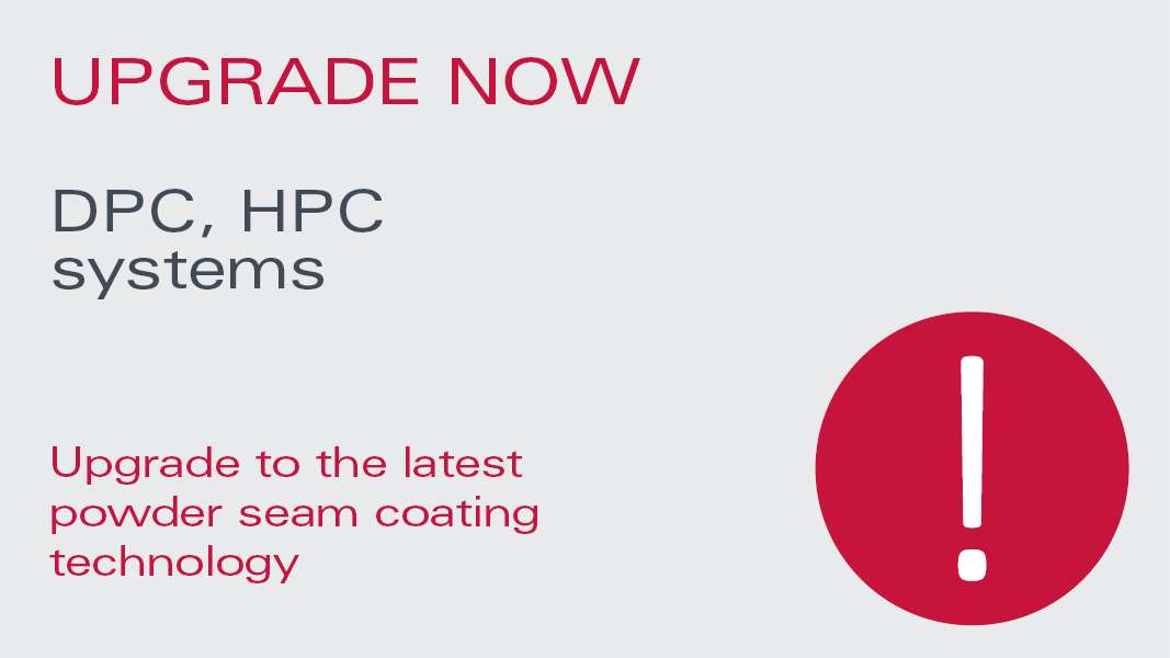 Discontinuation DPC, HPC powder seam coating technology